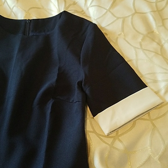 Rebecca Tatti navy and white dress NWT - Picture 4 of 5